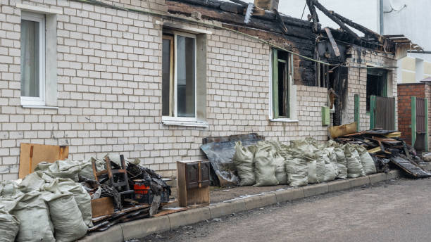 Professional Fire Damage Assessment technician working in Montrose, MN